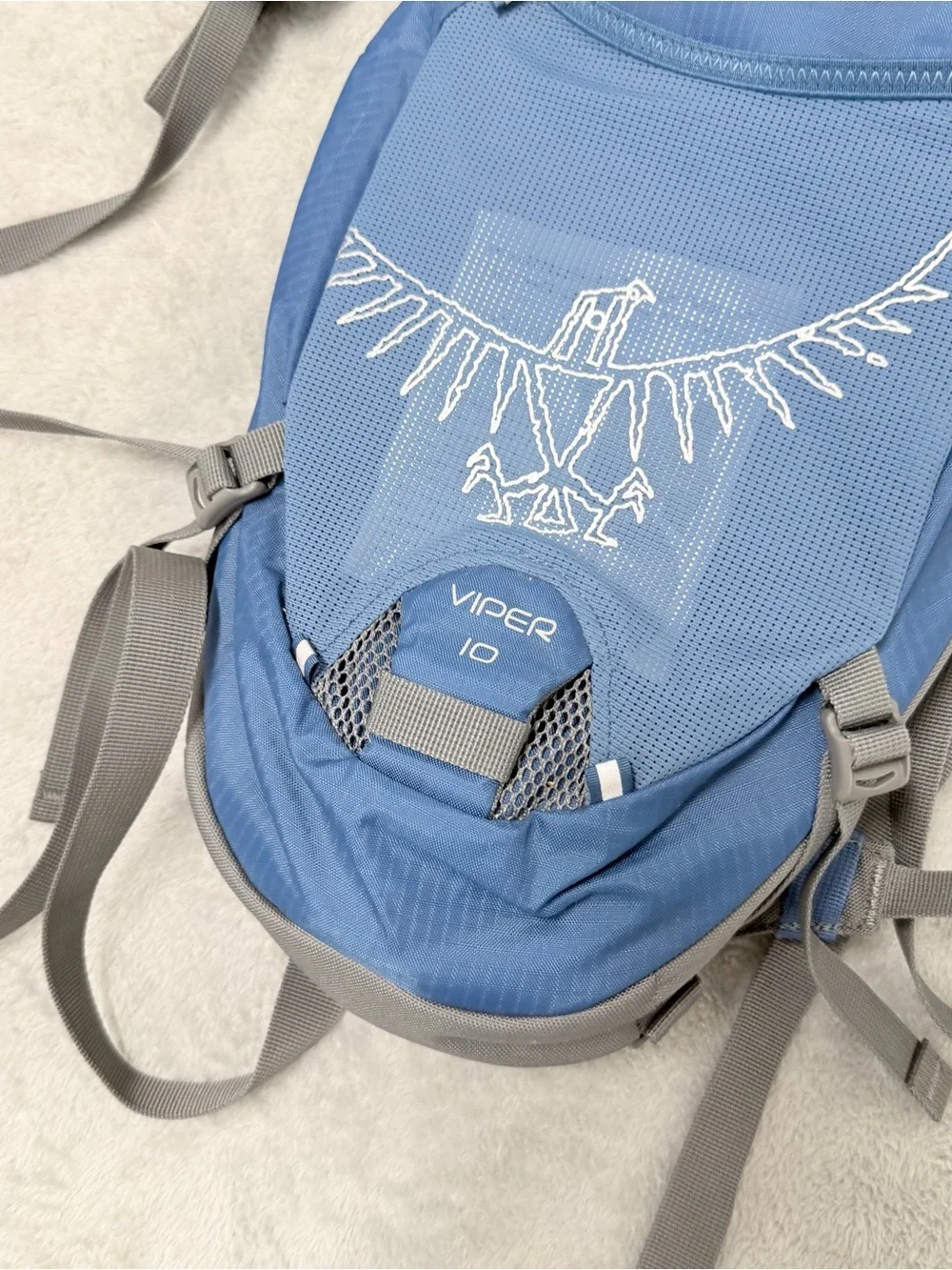 Osprey Viper 10 Hydration Backpack Blue Gray w/ Hydration Bladder
